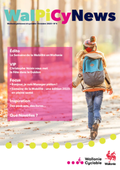 Walpicynews n°4 : toute l’actu pour marcher et pédaler en Wallonie